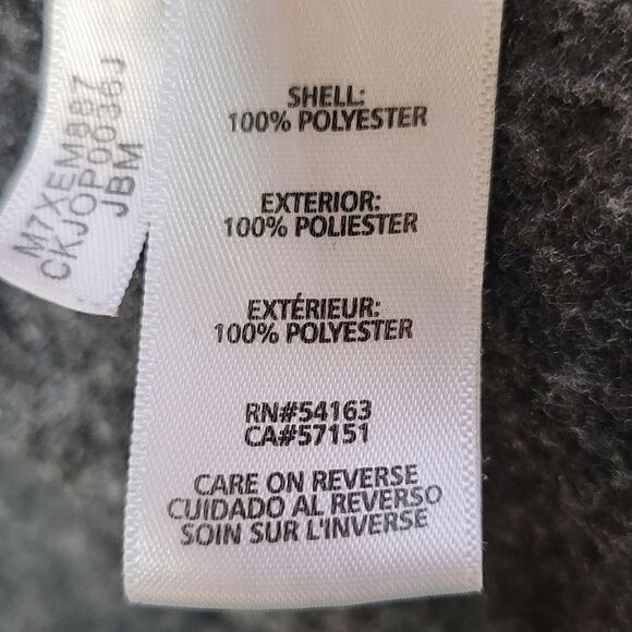 Calvin Klein Women's Gray & Black Cardigan Sweater - Picture 14 of 15